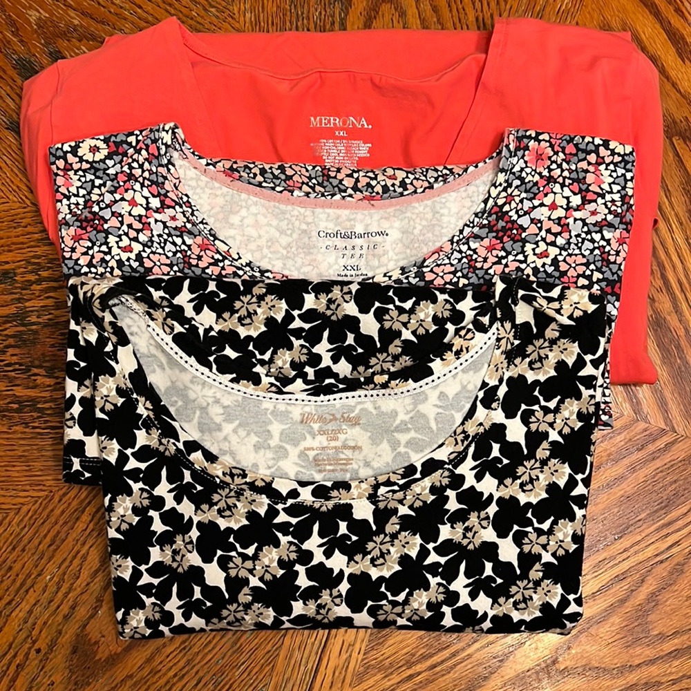 3 Every Day T-Shirts Sz XXL